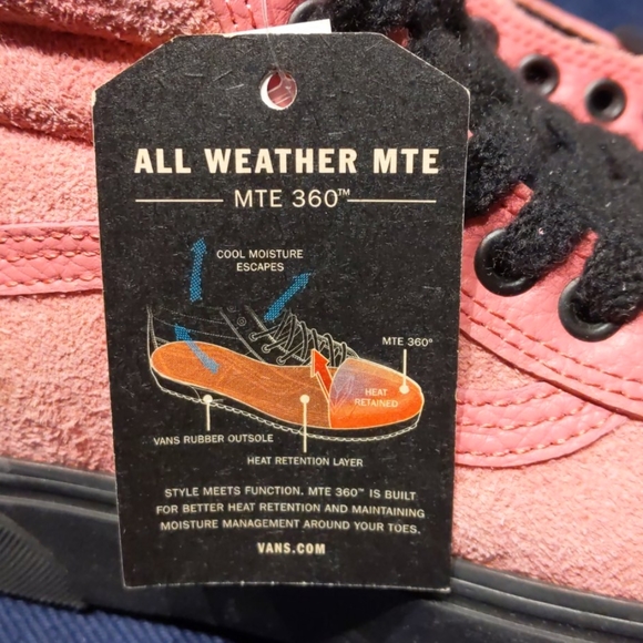 NWT Vans Sk8-hi Platform Desert Rose Leather Boots - Picture 2 of 7